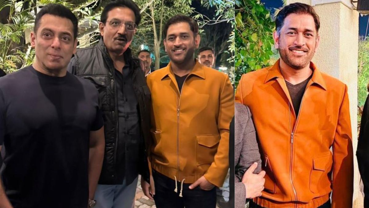 WATCH: MS Dhoni arrived at Salman Khan's farmhouse for his birthday party, looking super fit and youthful at the age of 44.