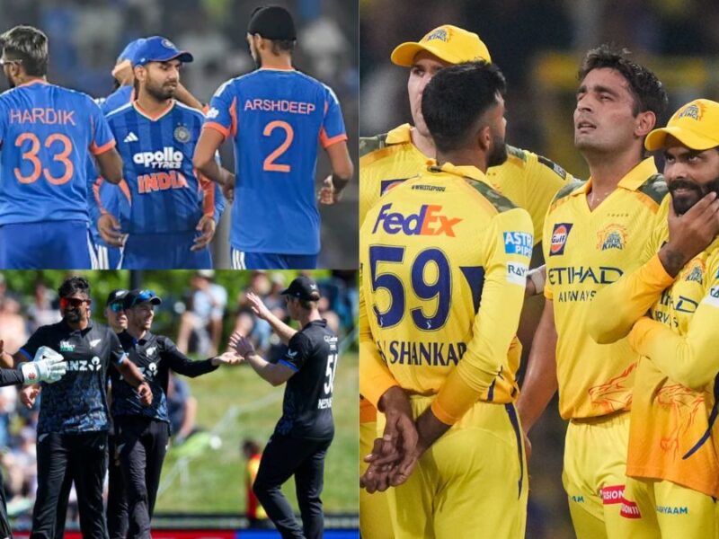 The New Zealand squad for the 5 T20 matches against India has been announced, with six players who played for CSK included in the team.