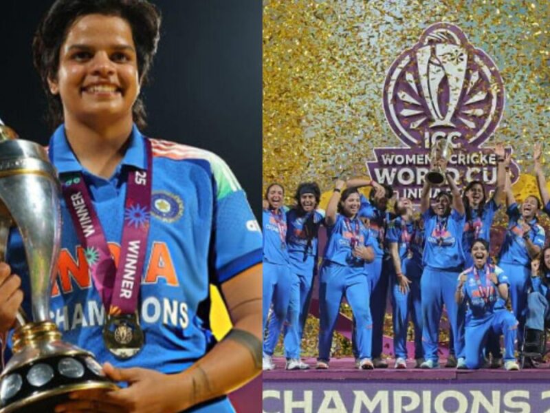 Shafali Verma has been named ICC Player of the Month, having been a key player in India's historic World Cup victory.