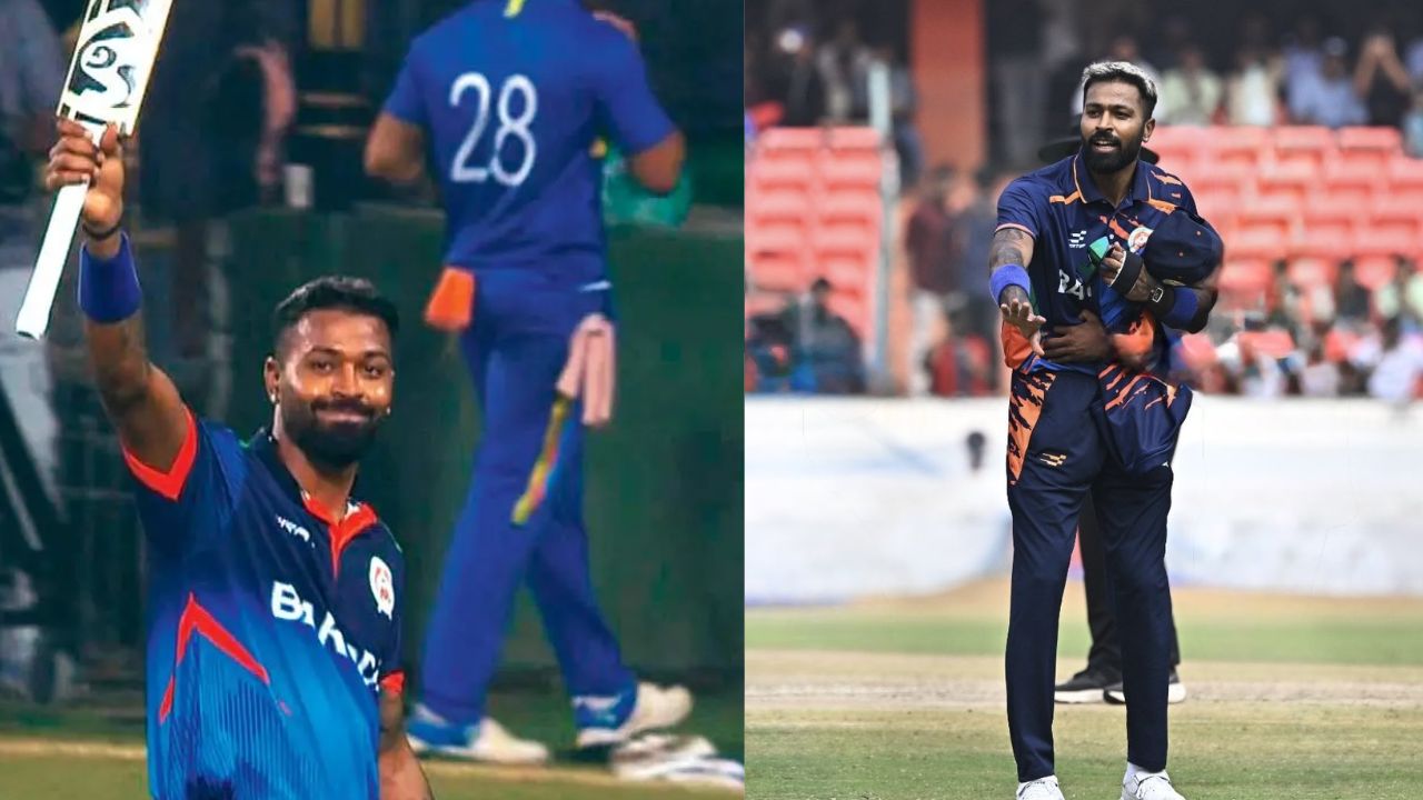 6,6,6,6,4,4,4.... वापसी मैच में Hardik Pandya की करिश्माई पारी, 42 गेंद पर 77 नाबाद रन ठोक बड़ौदा को दिलाई जीत