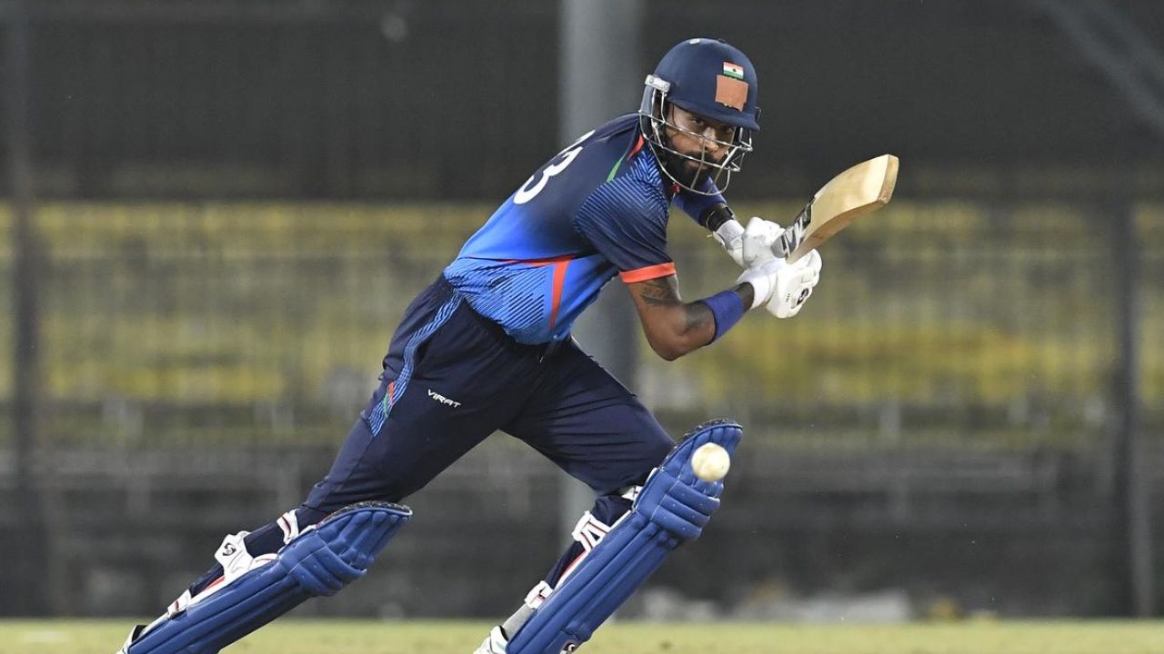 6,6,6,6,4,4,4.... वापसी मैच में हार्दिक पांड्या की करिश्माई पारी, 42 गेंद पर 77 नाबाद रन ठोक बड़ौदा को दिलाई जीत 2 6,6,6,6,4,4,4.... वापसी मैच में Hardik Pandya की करिश्माई पारी, 42 गेंद पर 77 नाबाद रन ठोक बड़ौदा को दिलाई जीत