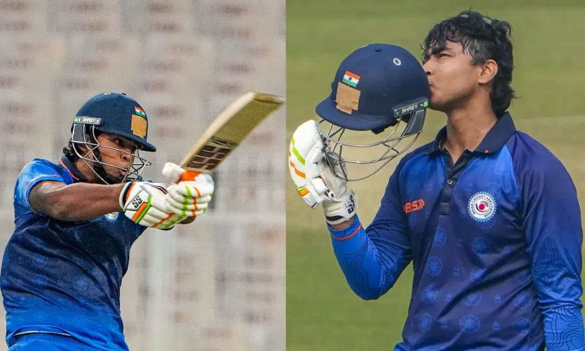 6,6,6,6,6,6,6....7 चौके 7 छक्के, Vaibhav Suryavanshi ने सैयद मुश्ताक ट्रॉफी में भी किया धमाका, 61 बॉल पर ठोका 108 रन का शतक