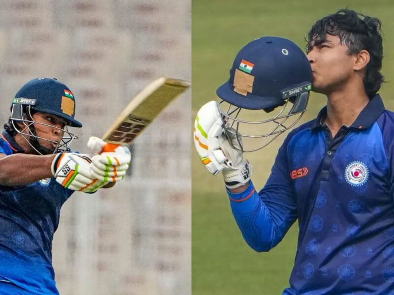 6,6,6,6,6,6,6....7 चौके 7 छक्के, Vaibhav Suryavanshi ने सैयद मुश्ताक ट्रॉफी में भी किया धमाका, 61 बॉल पर ठोका 108 रन का शतक