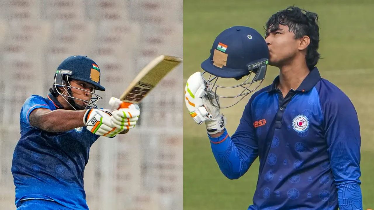 6,6,6,6,6,6,6....7 चौके 7 छक्के, Vaibhav Suryavanshi ने सैयद मुश्ताक ट्रॉफी में भी किया धमाका, 61 बॉल पर ठोका 108 रन का शतक