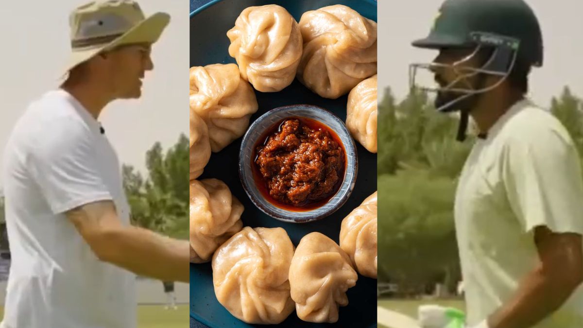 VIDEO: Babar Azam completely butchered the English language, mispronouncing 'MOST' as 'MOMOS', leading to a flood of memes on social media.