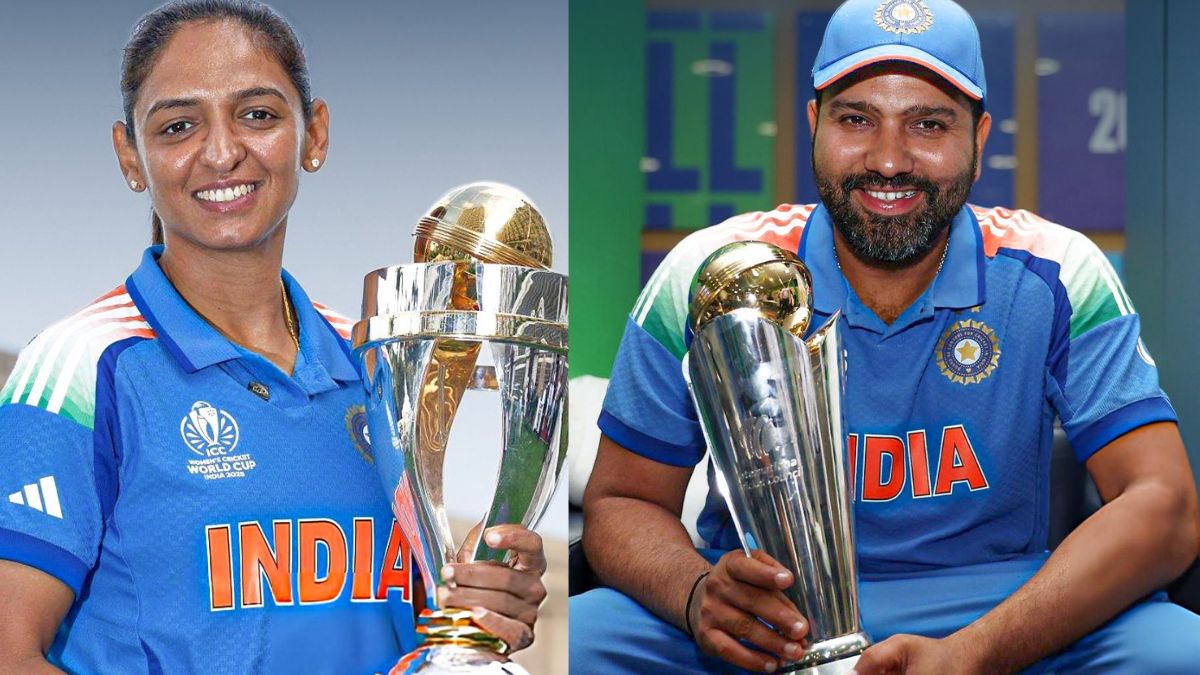 Rohit Sharma and Harmanpreet Kaur have received the Padma Shri award