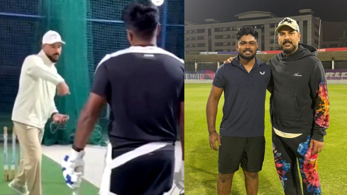 गिल-अभिषेक के बाद Sanju Samson के भी कोच बने युवराज सिंह, गुरुमंत्र देते हुए VIDEO हुआ वायरल