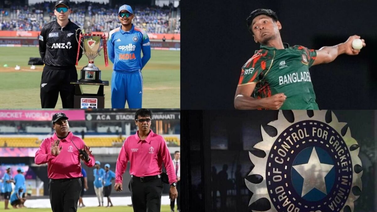 मुस्ताफिजुर रहमान को तो किया बाहर, लेकिन BCCI ने Rajkot वनडे के लिए हायर किया बांग्लादेशी अंपायर