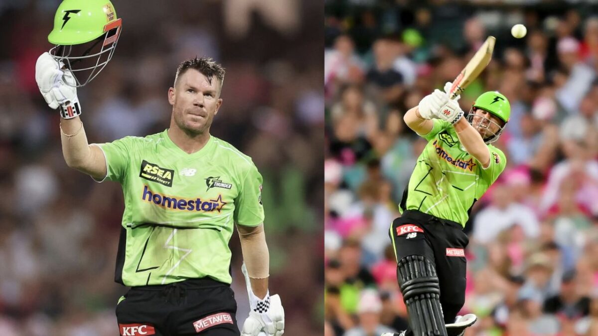 BBL में 61 गेंदों में David Warner ने जड़ा दमदार शतक, एक साथ तोड़े कई रिकॉर्ड