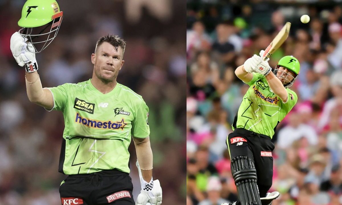 BBL में 61 गेंदों में David Warner ने जड़ा दमदार शतक, एक साथ तोड़े कई रिकॉर्ड