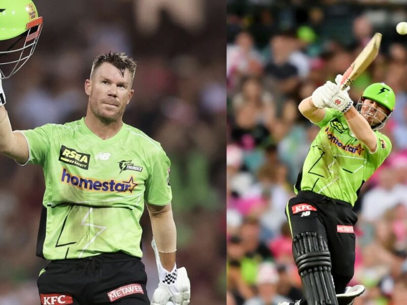 BBL में 61 गेंदों में David Warner ने जड़ा दमदार शतक, एक साथ तोड़े कई रिकॉर्ड