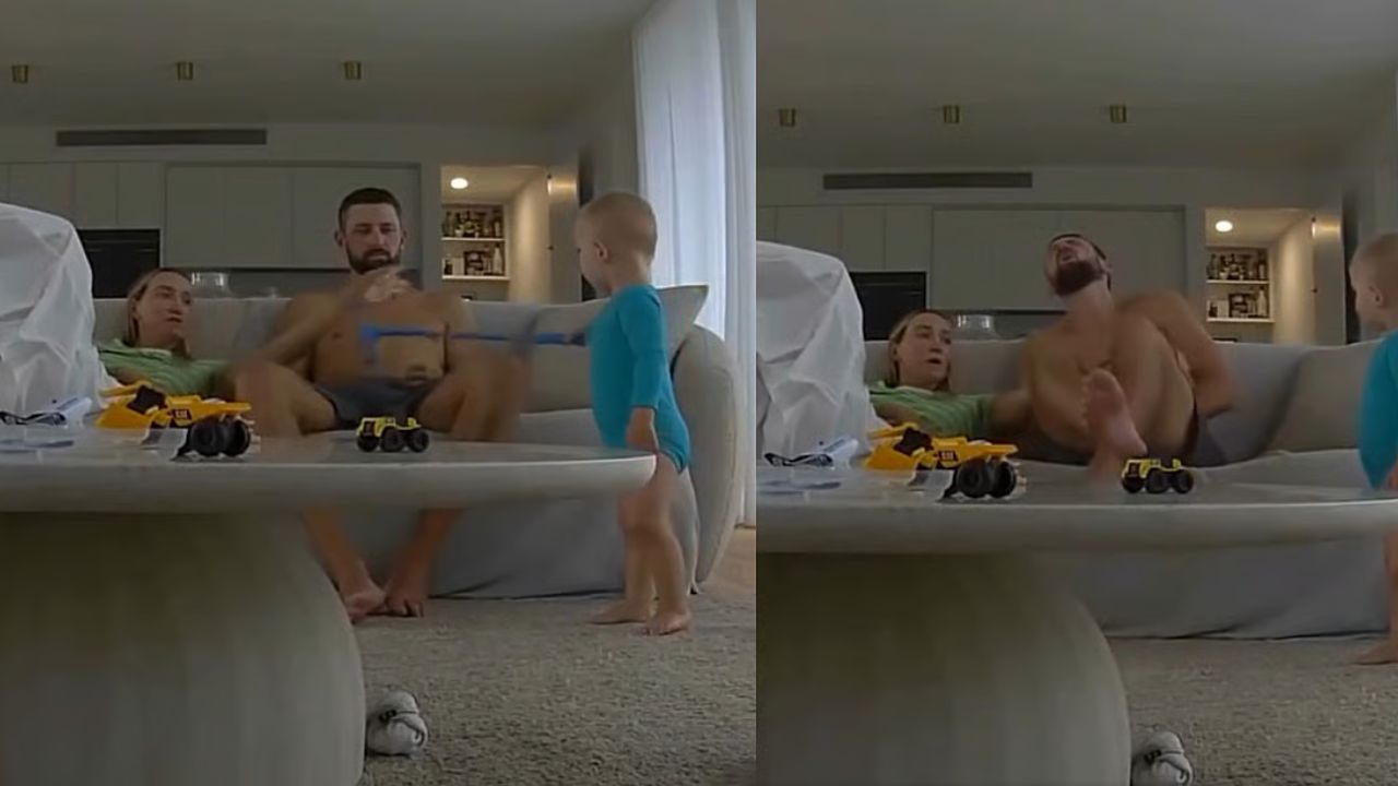 CSK स्टार के साथ घर में हुआ ‘हादसा’, बेटे ने प्राइवेट पार्ट पर दे मारा बल्ला, VIDEO हुआ वायरल 2 CSK स्टार के साथ घर में हुआ ‘हादसा’, बेटे ने प्राइवेट पार्ट पर दे मारा बल्ला, VIDEO हुआ वायरल