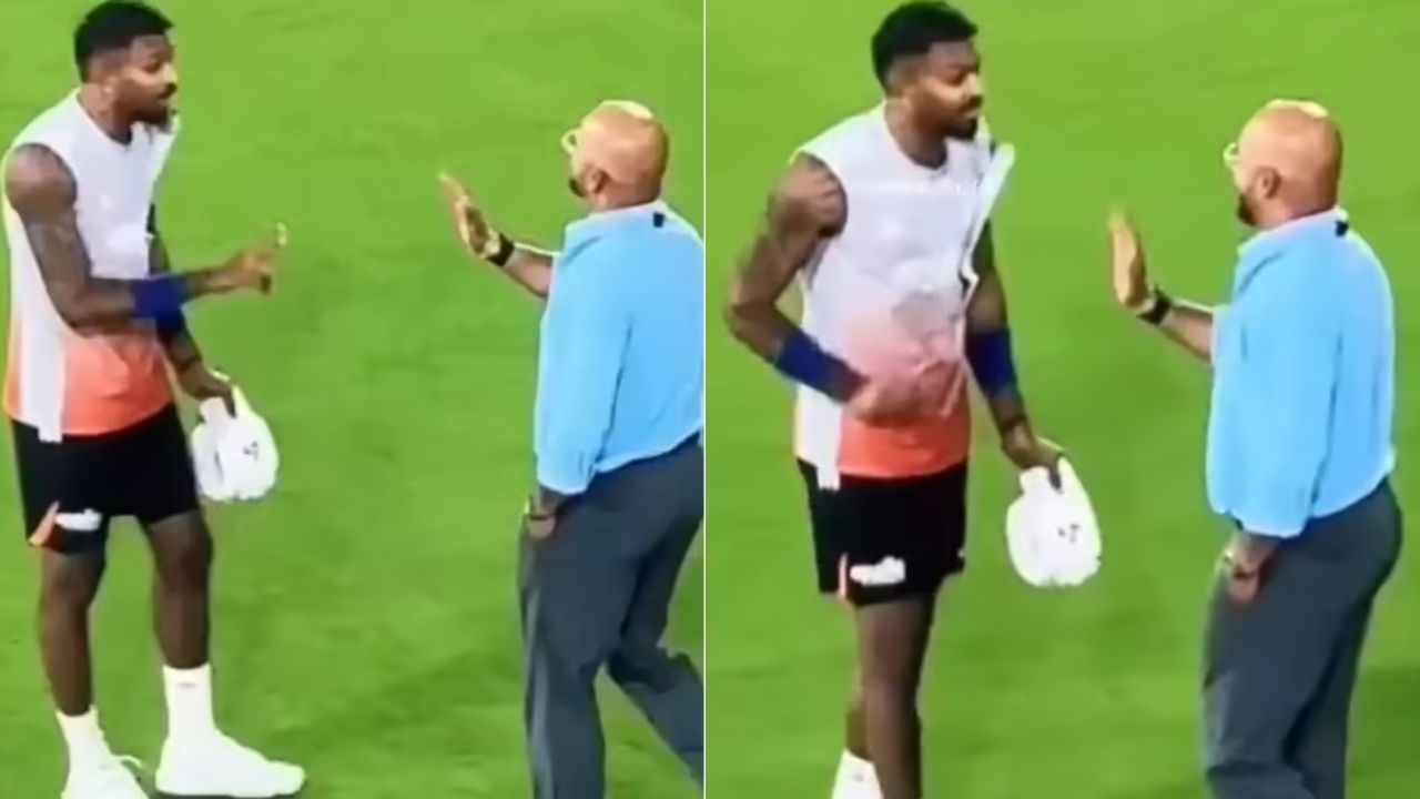 कमेंटेटर मुरली कार्तिक पर भड़के Hardik Pandya, बीच मैदान में दिखाई उंगली, कैमरे के सामने लगाई सरेआम डांट