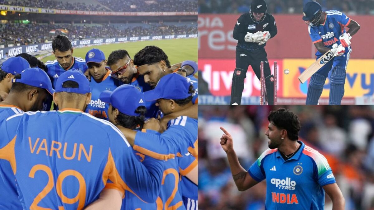 न्यूजीलैंड के खिलाफ अंतिम टी20 के लिए भारत की प्लेइंग इलेवन आई सामने, संजू-हर्षित ड्रॉप, ये 2 खिलाड़ियों की एंट्री 1