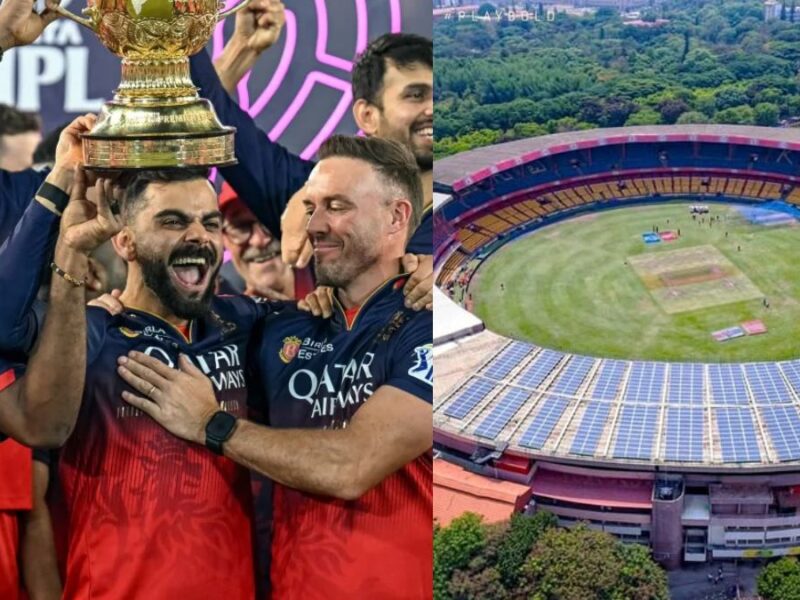 RCB's home matches will no longer be held at Chinnaswamy Stadium; Kohli's team will play their matches at these two grounds.
