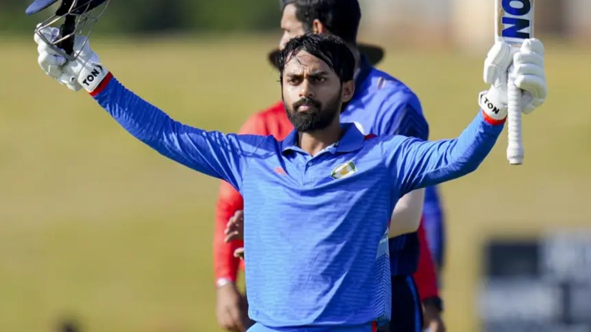 Atharva Taide scored a century in the Vijay Hazare Trophy final.