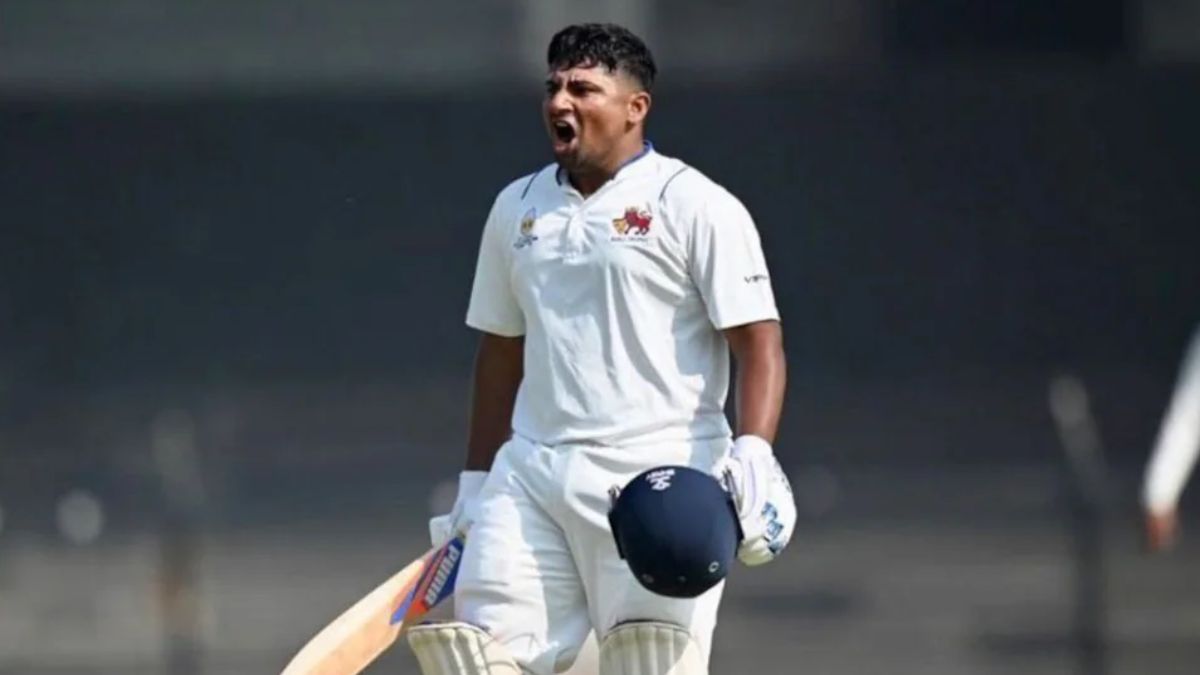 Sarfaraz Khan scored a double century in the Ranji Trophy in just 206 balls.