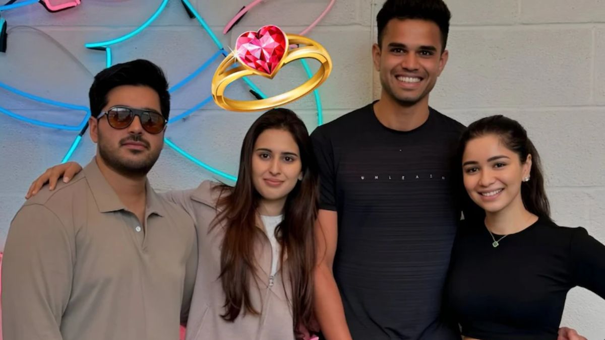 Arjun Tendulkar Gets Engaged To Saaniya Chandok