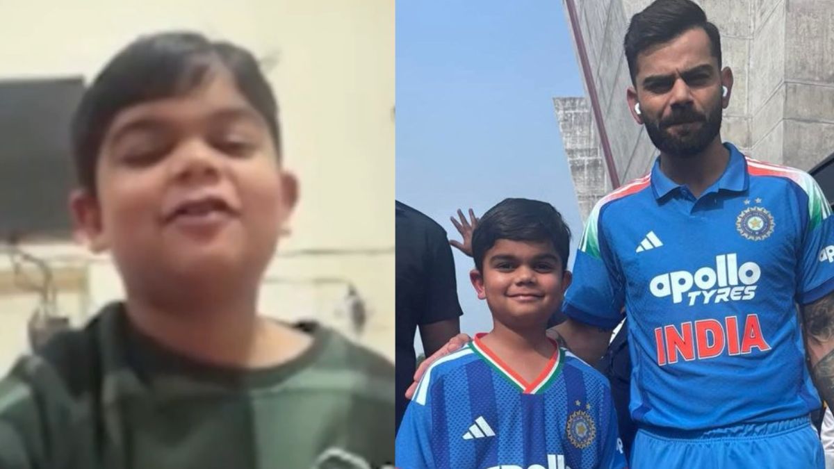 A statement from Virat Kohli's young lookalike has gone viral, in which he revealed what King Kohli talked to him about.