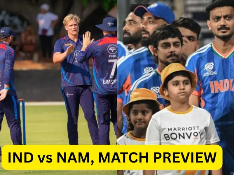 IND vs NAM, MATCH PREVIEW: भारत का दबदबा या नामीबिया देगी टक्कर? प्लेइंग 11, पिच रिपोर्ट, लाइव स्ट्रीमिंग, मौसम, हेड टू हेड डिटेल्स