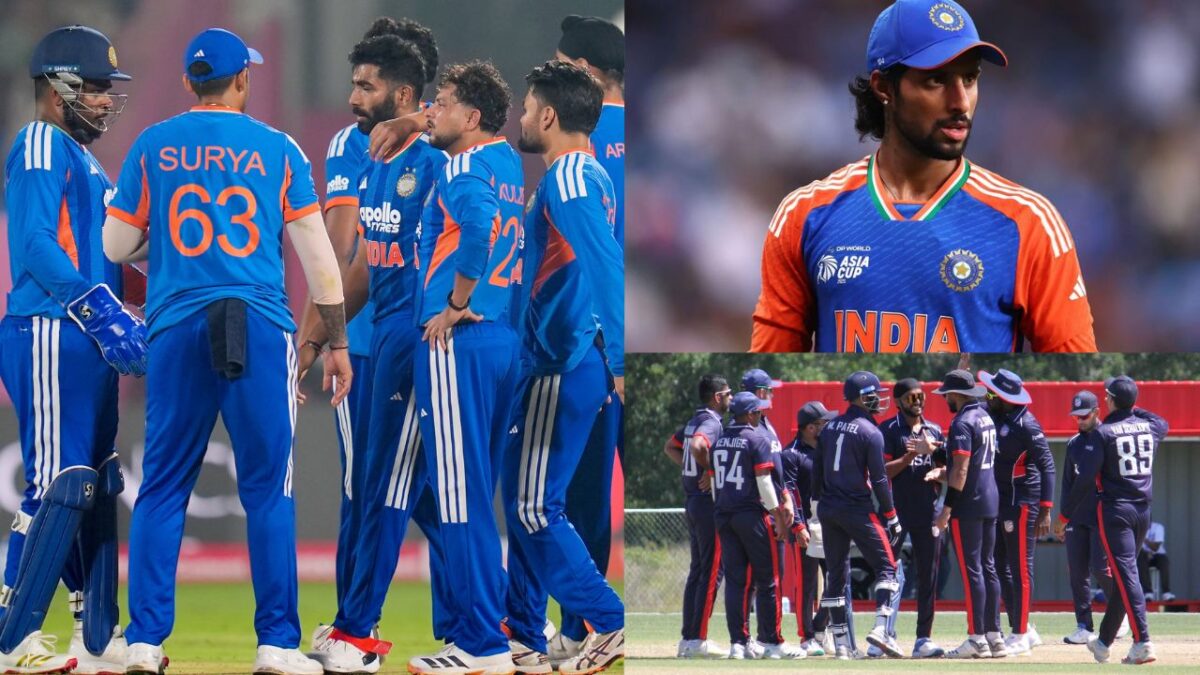 इंडिया बनाम यूएसए मैच के लिए India की प्लेइंग 11 का हुआ ऐलान, तिलक की हुई वापसी, संजू को किया गया ड्रॉप