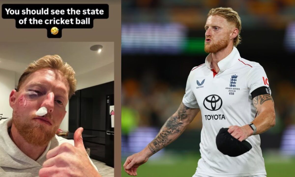 Ben Stokes के साथ अनहोनी! अभ्यास के दौरान गेंद लगने से बिगड़ा चेहरा, नाक-आंख सब हुई बेहाल