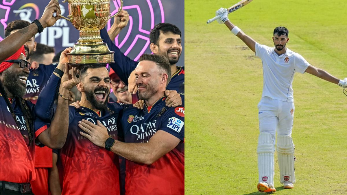 6,6,6,4,4,4..Virat Kohli's younger brother's amazing performance in Ranji Trophy, scoring a historic double century in the semi-final match.