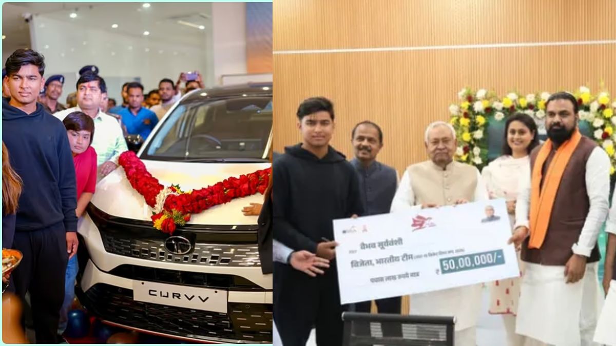 First a reward of Rs 50 lakh from the Bihar government and now a car of such a high price, Vaibhav Sooryavanshi became a millionaire overnight.