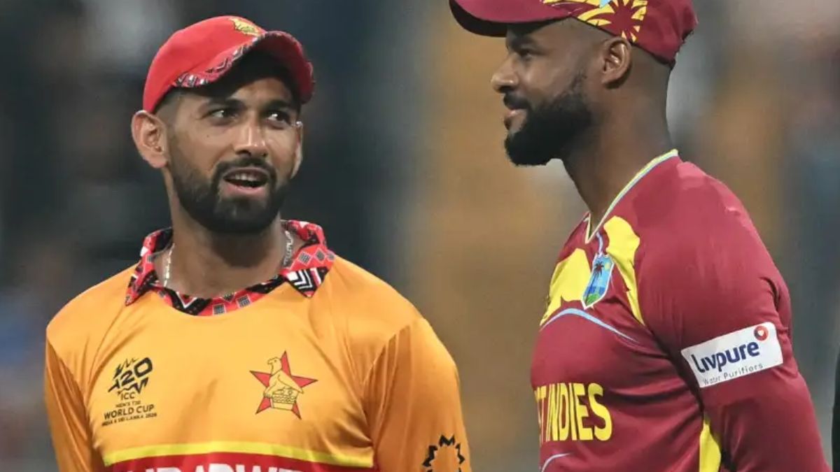 ZIM vs WI: जिम्बाब्वे की हार टीम इंडिया हुई बाहर, 107 रन से वेस्टइंडीज़ ने जीता मैच 2 Zimbabwe vs West Indies, 44th Match, Super 8 Group 1 (X2 v X3), ICC Men's T20 World Cup 2026