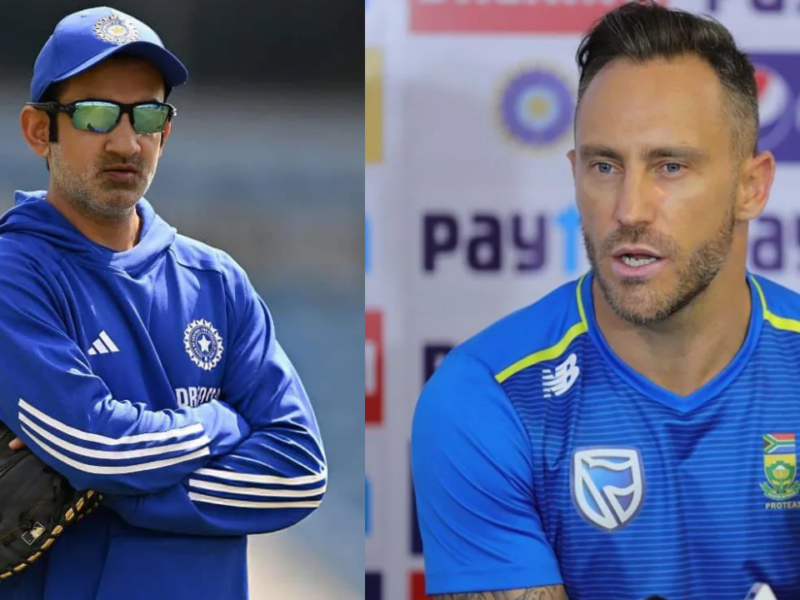 गौतम गंभीर गुंडा हैं, वो किसी की रिस्पेक्ट नहीं करता: फाफ डू प्लेसी