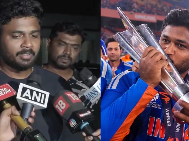 POTM जीतते ही संजू सैमसन का चौंकाने वाला बयान, सफलता का क्रेडिट कोच गौतम गंभीर को नहीं बल्कि इन्हें दिया