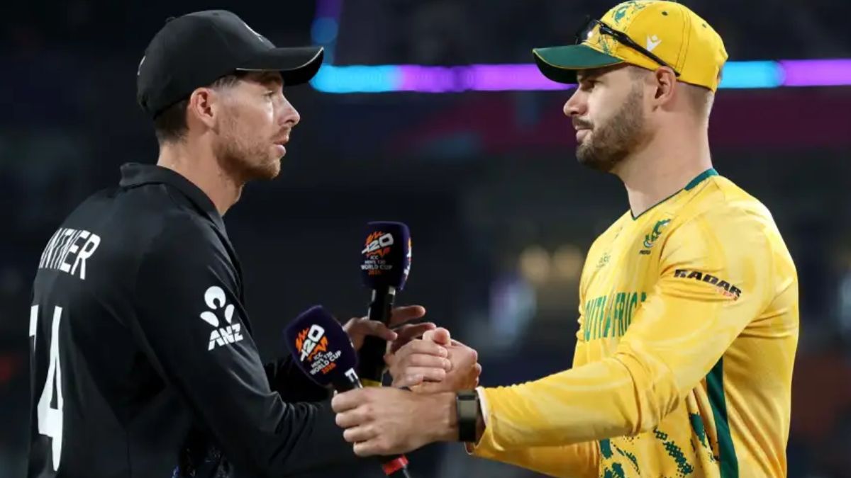 SA vs NZ: एलन ने ऐतिहासिक शतक से किया ऐलान, फाइनल में पहुंची न्यूज़ीलैंड, मुँह छुपाते दिखी अफ्रीका 2 South Africa vs New Zealand, 1st Semi-Final, ICC Men's T20 World Cup 2026