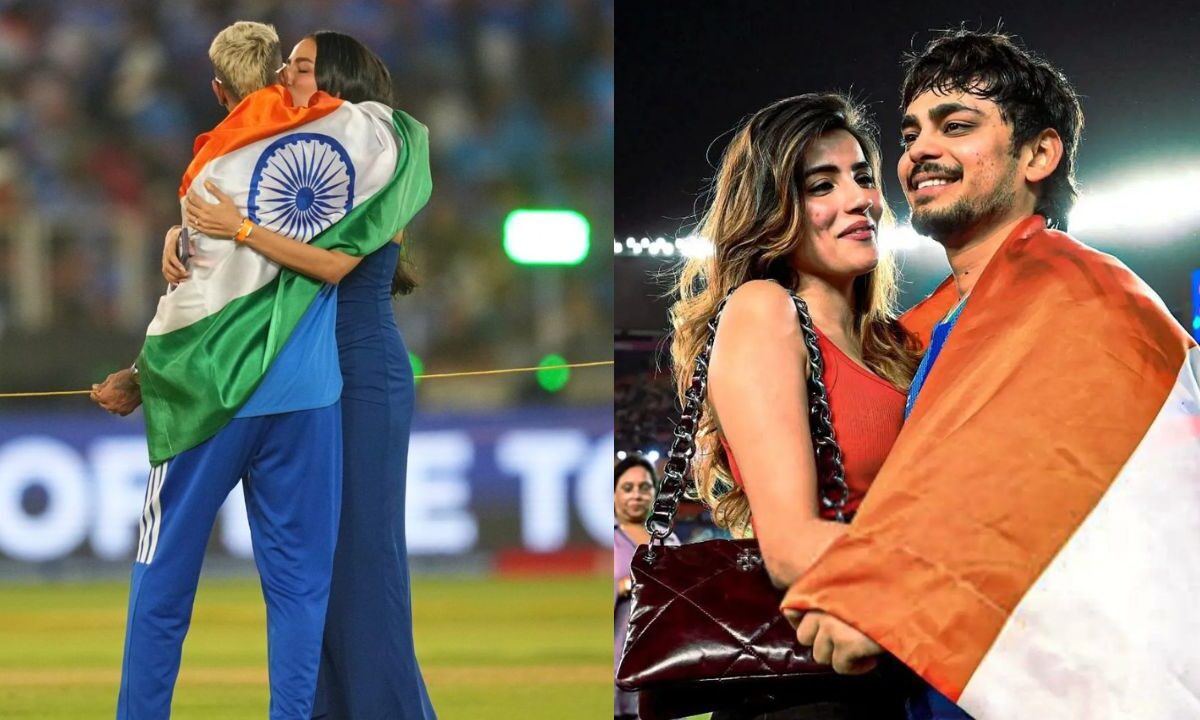 Ishan Kishan kissed gf Aditi Hundia