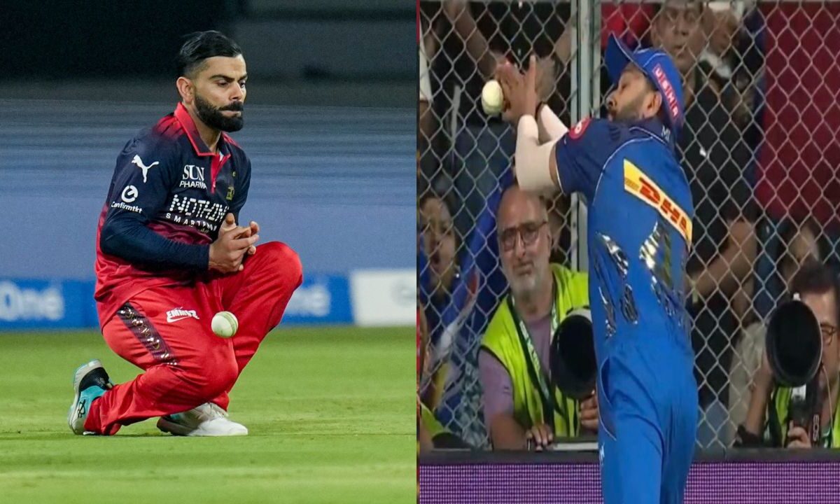 विराट कोहली के बाद, Rohit Sharma भी फील्डिंग में साबित हुए फिसड्डी, टपकाया लॉलीपॉप कैच; वायरल हुआ वीडियो