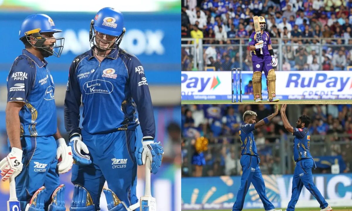 MI vs KKR: मुंबई की कोलकाता के खिलाफ धमाकेदार जीत, रोहित-रिकेलटन की जोड़ी ने मचाही तबाही; रहाणे का तूफानी पचासा गया बेकार