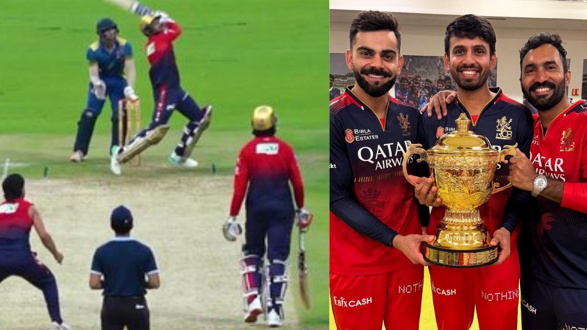 6, 6, 6, 6, 6, 6, 6... Jitesh Sharma steals the show in RCB's intra-squad match, leaving the bowlers shell-shocked with an innings of just 37 balls.