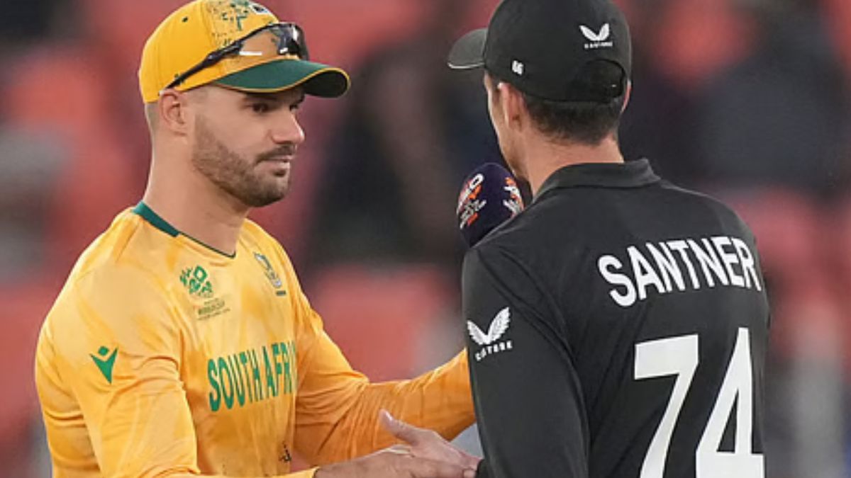 अफ्रीका-न्यूजीलैंड सेमीफाइनल मुकाबला बारिश से हुआ रद्द, तो ऐसे निकलेगा नतीजा, फिर ये टीम खेलेगी फाइनल 2 In the first semi-final match of the T20 World Cup 2026, we will see New Zealand and South Africa cricket teams taking on each other.