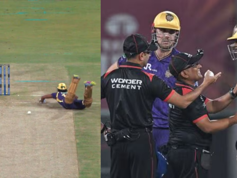 IPL 2026 में बड़ा ड्रामा, ‘Obstructing the Field’ पर आउट हुए अंगकृष रघुवंशी, उठे सवाल