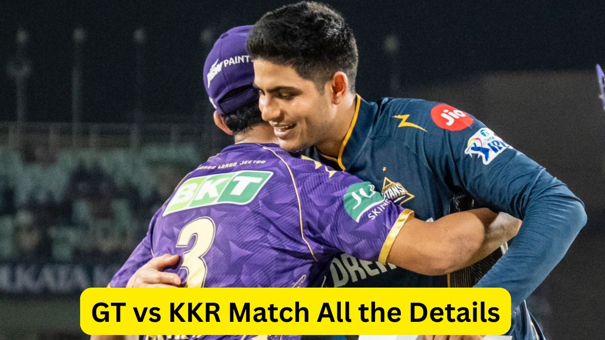When, Where, and at What Time Will the GT vs KKR Match Begin? All the Details—From Time and Venue to Free Streaming.