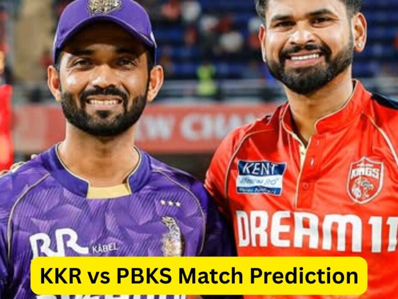 KKR vs PBKS Match Prediction: A score of 200+ is on the cards once again—find out who will win the match.