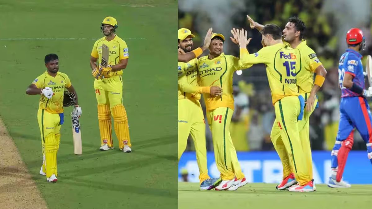 Chennai records its first win after six defeats; CSK vs DC match turns thrilling as Sanju, Overton, and Stubbs set multiple records.