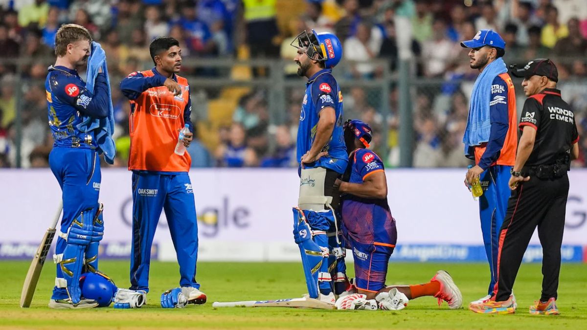 Rohit Sharma was ruled out due to a hamstring injury.