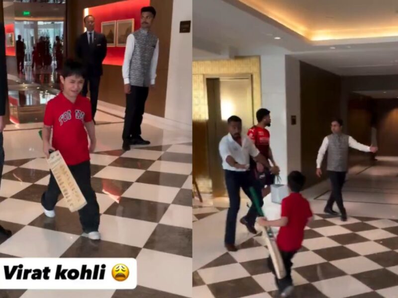 Viral Video: Child in Tears After Failing to Get an Autograph from Virat Kohli! Weeps Hysterically.