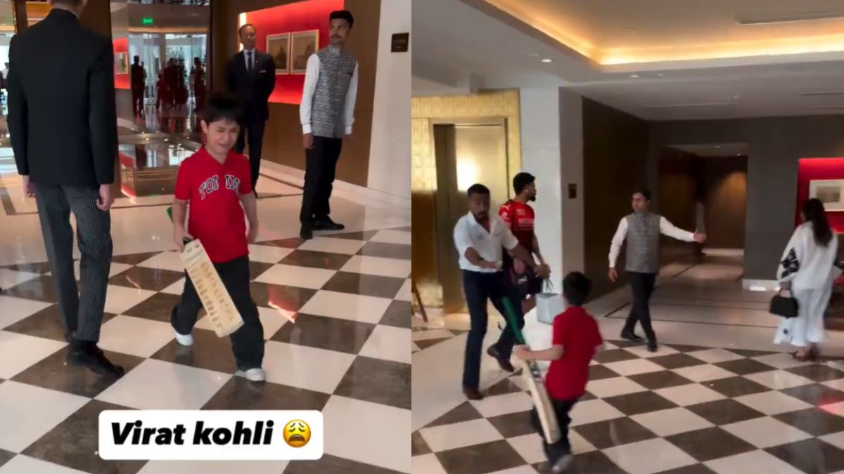 Viral Video: Child in Tears After Failing to Get an Autograph from Virat Kohli! Weeps Hysterically.