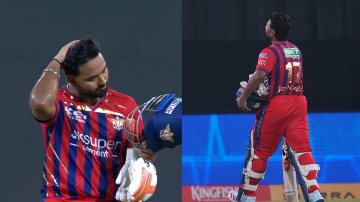 LSG vs DC: Rishabh Pant पहले ही मैच में हुए बुरी किस्मत का शिकार, बिना गलती के ही जाना पड़ा पवेलियन; वायरल हुआ वीडियो