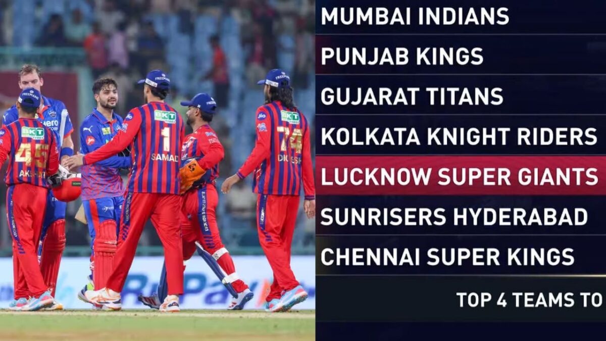 DC vs LSG मुकाबले के बाद IPL 2026 Points Table में बड़ा फेरबदल, टॉप 3 में हुई नई टीम की एंट्री, MI-PBKS को लगा झटका