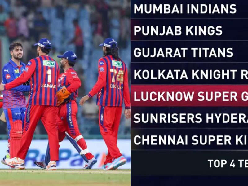 DC vs LSG मुकाबले के बाद IPL 2026 Points Table में बड़ा फेरबदल, टॉप 3 में हुई नई टीम की एंट्री, MI-PBKS को लगा झटका