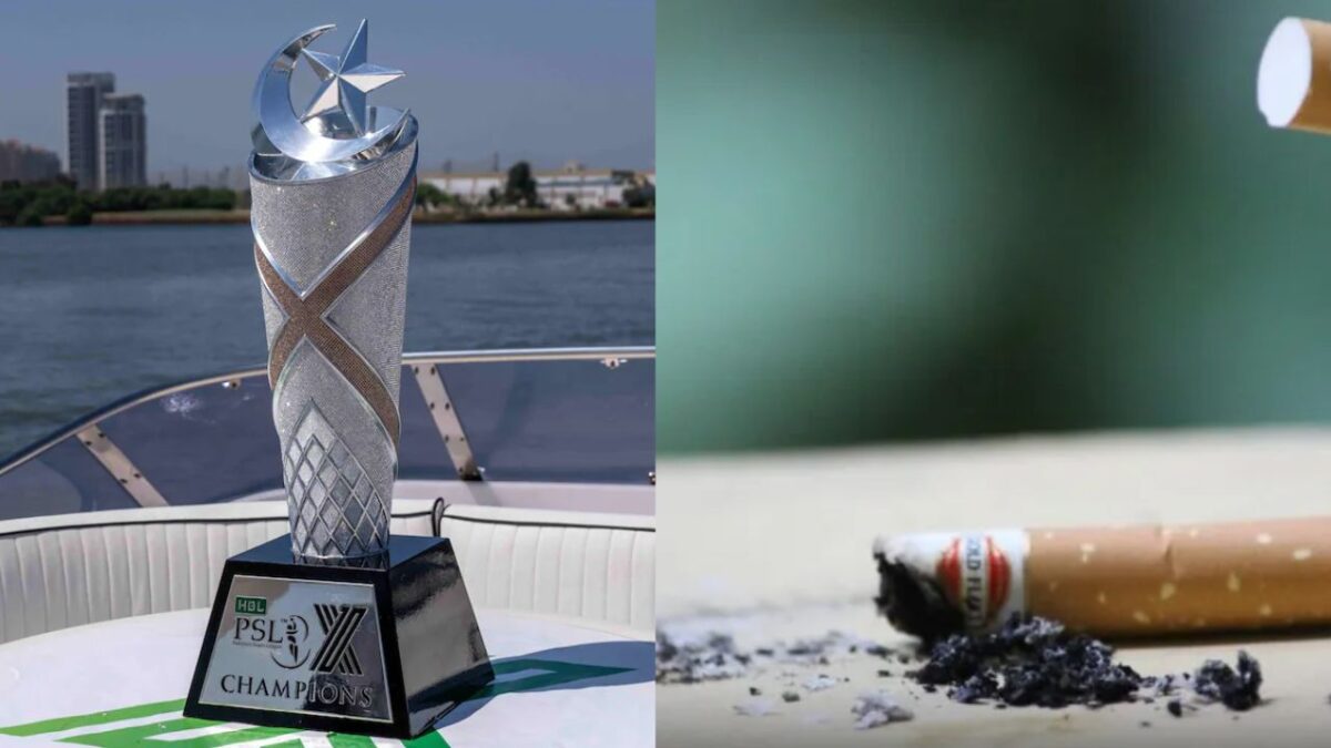 क्रिकेट मैदान बना स्मोकिंग जोन! PSL में नियमों की उड़ी धज्जियां, LIVE मैच के दौरान सिगरेट पीते हुए VIDEO वायरल