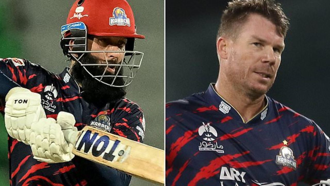 एक ही टीम के खिलाड़ी आपस में भिड़े! PSL में David Warner और Moeen Ali का झगड़ा, VIDEO वायरल