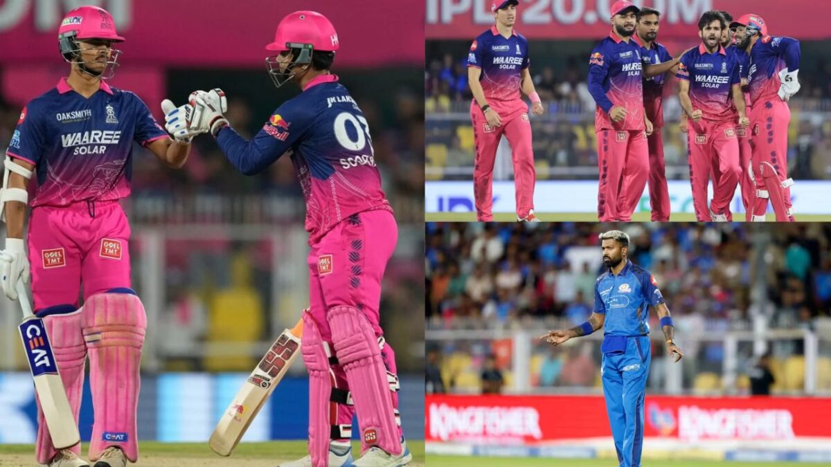 RR vs MI: जायसवाल-सूर्यवंशी के तूफानी में उड़ी मुंबई, राजस्थान ने लगाई जीत की हैट्रिक; गुवाहाटी में फिर किया जोरदार प्रदर्शन